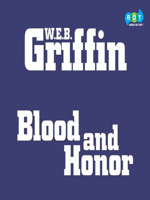 cover image of Blood and Honor